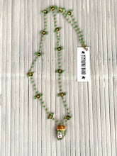 Cargar imagen en el visor de la galería, COLLAR LARGO TESTA DI MORO verde